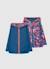 Parka fille réversible en tissu technique Bleu 3 - vertbaudet enfant 
