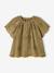 Blouse manches courtes broderie anglaise kaki 2 - vertbaudet enfant 