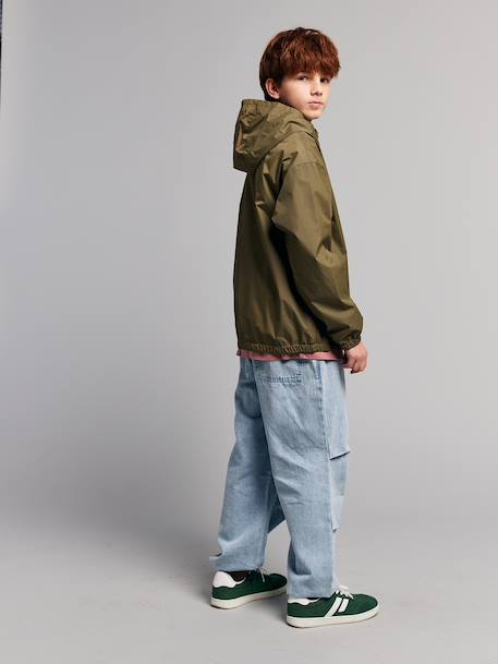 Pantalon parachute denim denim bleached 7 - vertbaudet enfant 