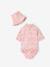 Maillot bain anti uv 3 pièces rose poudré 2 - vertbaudet enfant 