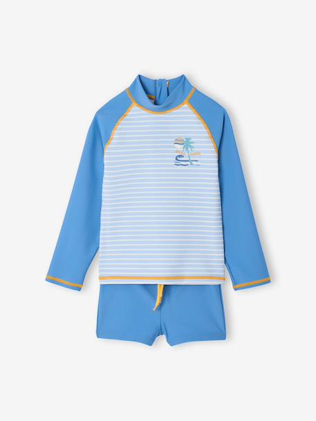 Garçon-Ensemble manches longues short anti UV 