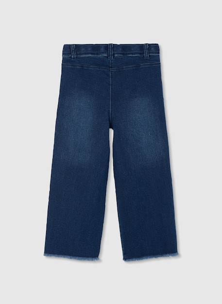 Pantalon fille en denim Bleu 2 - vertbaudet enfant 