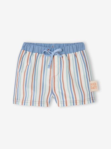 Ensemble maillot de bain bébé anti UV bleu grisé 4 - vertbaudet enfant 