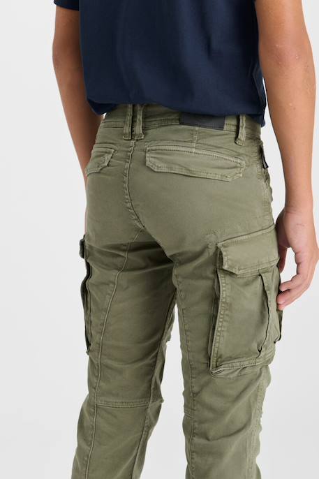 Pantalon cargo aaran Khaki 6 - vertbaudet enfant 