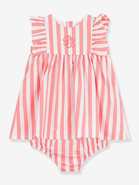 Ensemble robe sans manches et bloomer bébé abricot 2 - vertbaudet enfant 