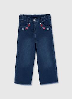 Pantalon fille en denim  - vertbaudet enfant