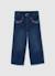 Pantalon fille en denim Bleu 1 - vertbaudet enfant 