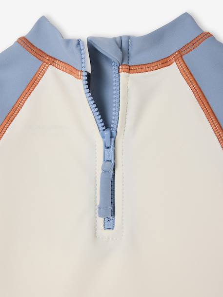 Ensemble maillot de bain bébé anti UV bleu grisé 6 - vertbaudet enfant 