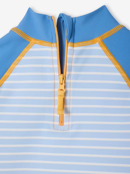 Ensemble manches longues short anti UV bleu azur 5 - vertbaudet enfant 