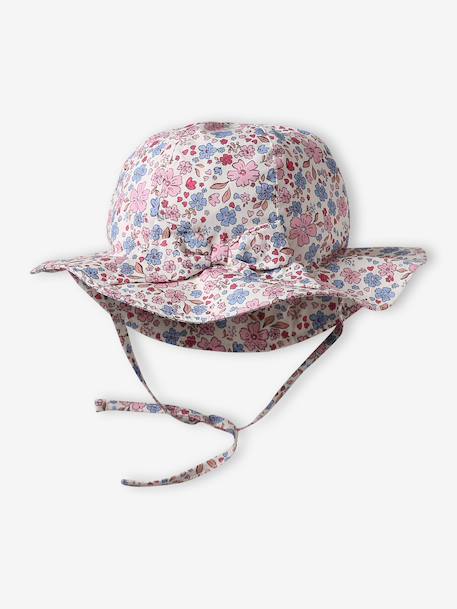 Bob bébé fille coton imprimé fleuri écru 3 - vertbaudet enfant 