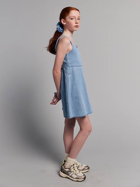 Robe ouverture dos bleu clair 2 - vertbaudet enfant 