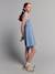 Robe ouverture dos bleu clair 2 - vertbaudet enfant 