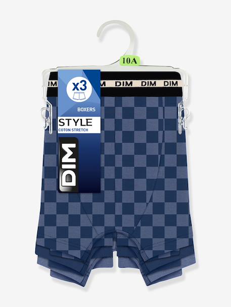 Lot de 3 boxers garçon en coton strech Assortis 2 - vertbaudet enfant 