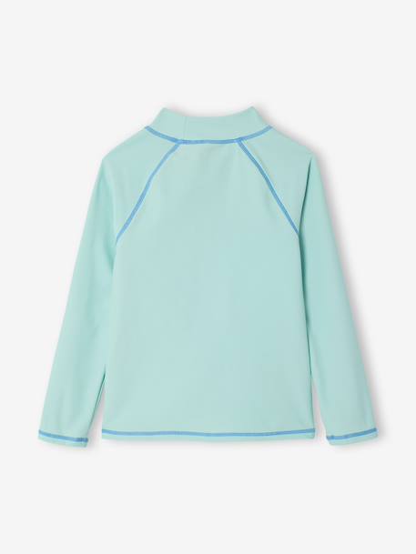 T-shirt anti UV garçon manches longue Surf turquoise 3 - vertbaudet enfant 
