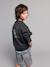 Sweat garçon col rond oversize anthracite 1 - vertbaudet enfant 