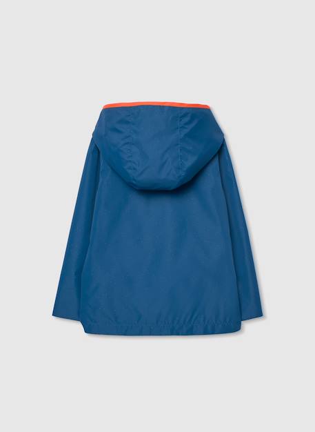 Parka fille réversible en tissu technique Bleu 2 - vertbaudet enfant 
