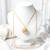 De grossesse collier cage de coeurs Or+Rose 2 - vertbaudet enfant 