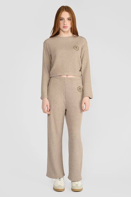 Sweat-shirt auregi Taupe 2 - vertbaudet enfant 
