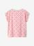 T-shirt fille imprimé noeud fantaisie manches courtes blanc+lavande+rose 11 - vertbaudet enfant 