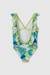 Maillot de bain fille motif feuilles Multicolore 2 - vertbaudet enfant 