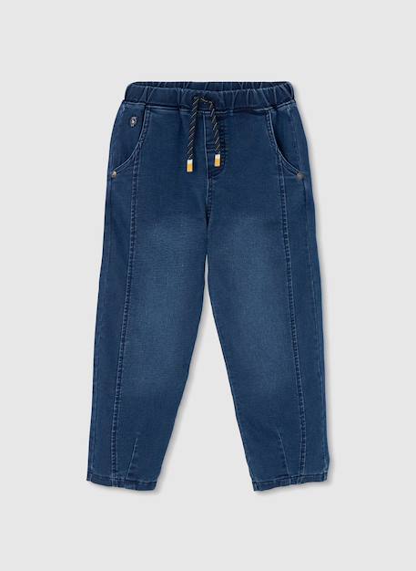 Pantalon pour enfant en denim Bleu 1 - vertbaudet enfant 