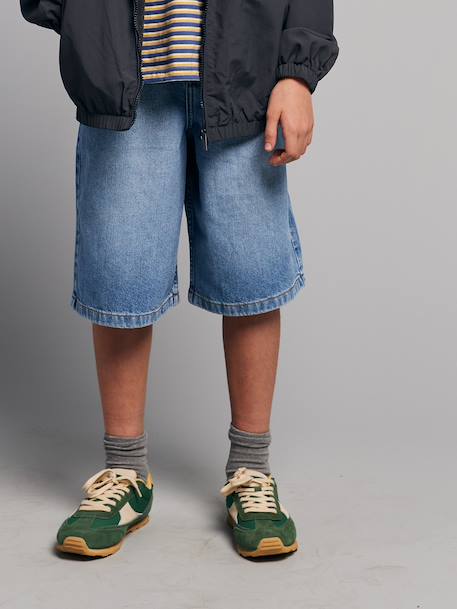 Bermuda long denim double stone 2 - vertbaudet enfant 