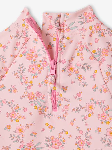 Maillot bain anti uv 3 pièces rose poudré 6 - vertbaudet enfant 