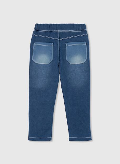 Pantalon enfant denim Bleu 2 - vertbaudet enfant 