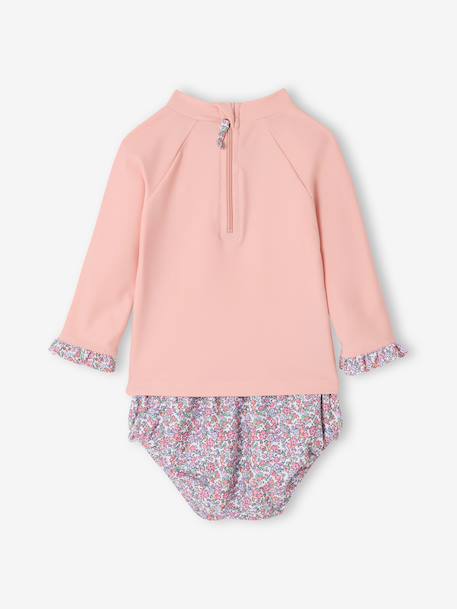 Maillot de bain anti UV 2 pièces rose pâle 5 - vertbaudet enfant 