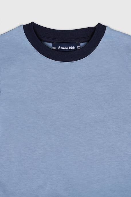 Pyjama short en coton léger enfant Imprimé nuages ciel 3 - vertbaudet enfant 