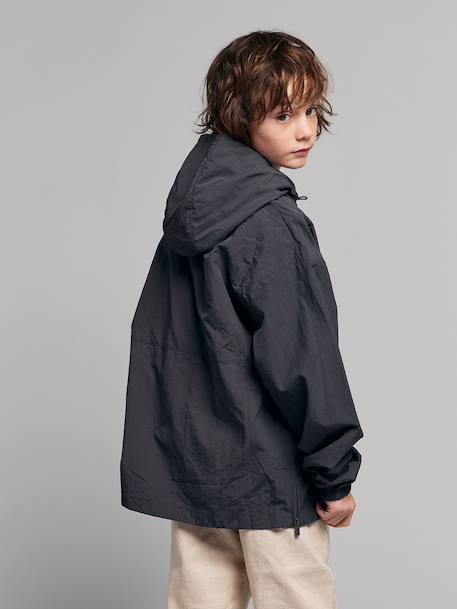 Coupe vent garçon à enfiler anthracite 10 - vertbaudet enfant 
