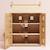 Grande maison de poupées en bois naturel Beige 3 - vertbaudet enfant 