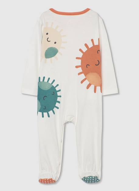 Pyjama bébé coton Blanc 2 - vertbaudet enfant 