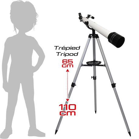 Télescope d’observation astronomique avec accessoires et guide d’activités pour explorer le ciel Noir 6 - vertbaudet enfant 