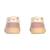 Baskets basses à lacets Off white rose off white 4 - vertbaudet enfant 