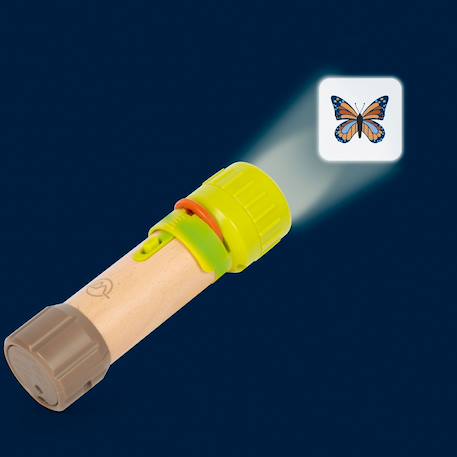 Lampe de poche enfant avec projecteur d’images éducatives pour exploration scientifique Vert 4 - vertbaudet enfant 