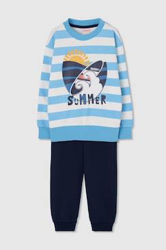 Ensemble sweat-shirt et pantalon enfant maille  - vertbaudet enfant