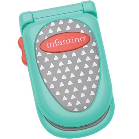 Téléphone bébé électronique à clapet avec sons, lumières et miroir intégré Vert, gris 2 - vertbaudet enfant 