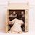 Grande maison de poupées en bois naturel Beige 5 - vertbaudet enfant 