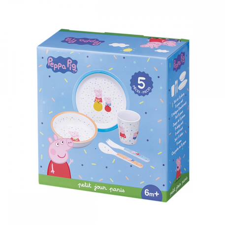 Coffret cadeau 5 pièces peppa pig Blanc 2 - vertbaudet enfant 