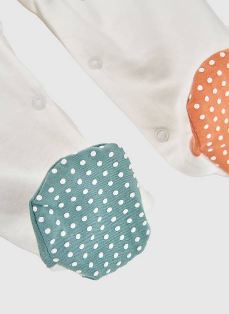 Grenouillère bébé coton Blanc 4 - vertbaudet enfant 