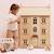 Grande maison de poupées en bois naturel Beige 6 - vertbaudet enfant 