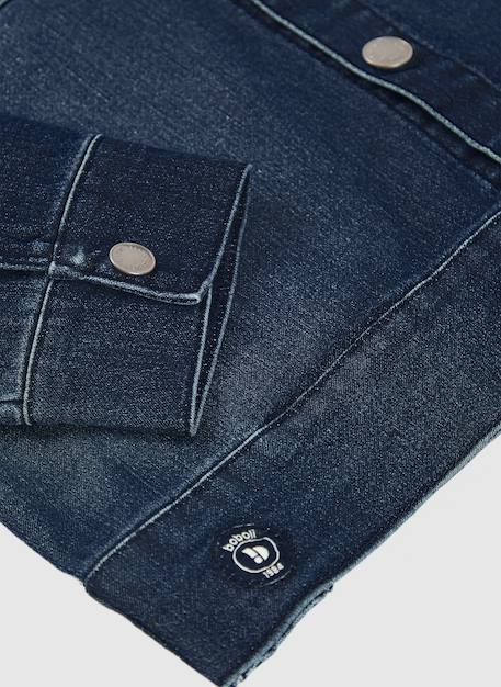 Blouson garçon en coton Bleu 4 - vertbaudet enfant 