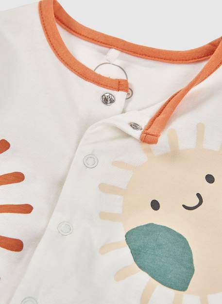 Grenouillère bébé coton Blanc 3 - vertbaudet enfant 