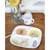 Assiette plateau à 4 compartiments pour enfant avec rebords ergonomiques Blanc 2 - vertbaudet enfant 