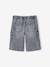 Bermuda skateur denim bleached+denim gris 14 - vertbaudet enfant 