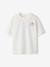 T-shirt garçon motif devant/dos effet délavé écru+vert d'eau 6 - vertbaudet enfant 