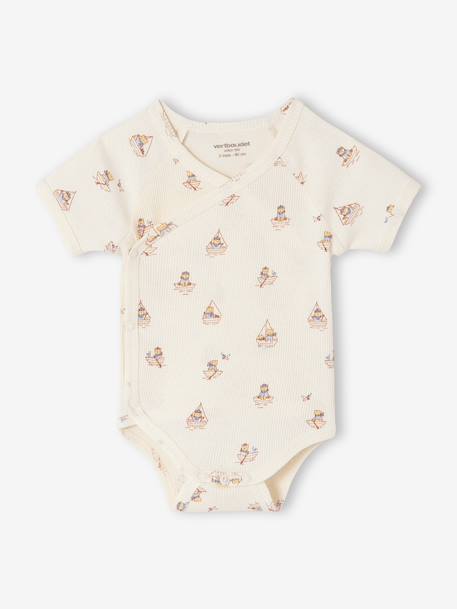 Lot 3 bodies bébé garçon coton bio rouge 2 - vertbaudet enfant 