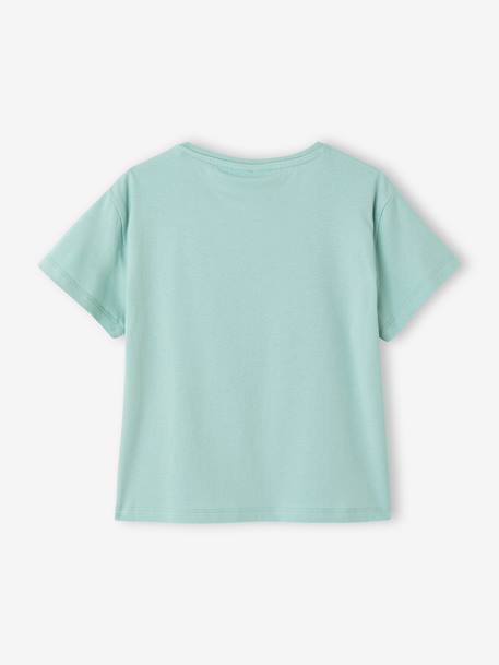 T-shirt manches courtes Lilo & Stitch vert d'eau 2 - vertbaudet enfant 