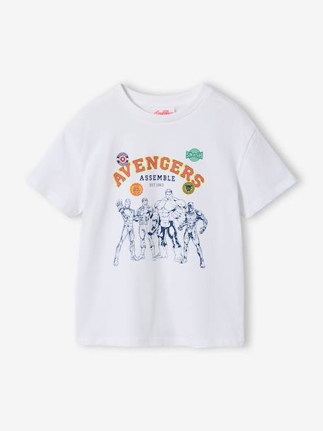 T-shirt Avengers manches courtes garçon blanc 1 - vertbaudet enfant 